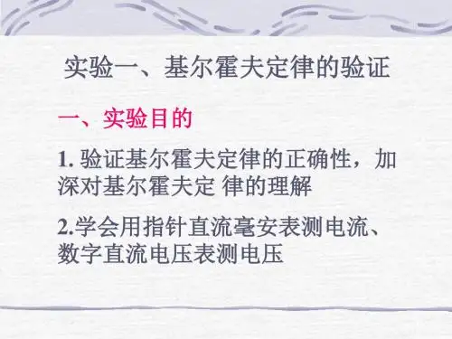 《物理实验讲义》PPT课件