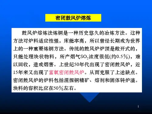 熔池熔炼资料重点