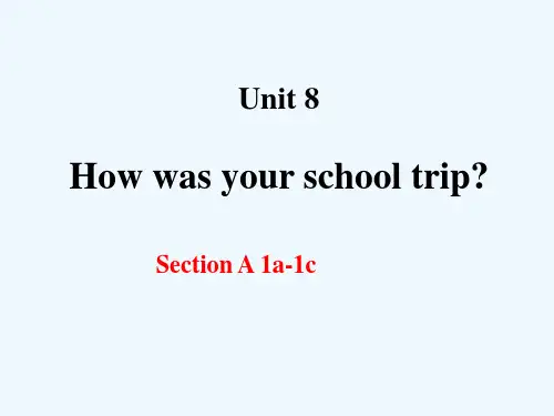 八年级英语上册-unit8--Section-A-1课件-人教新目标