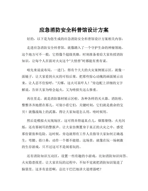 应急消防安全科普馆设计方案