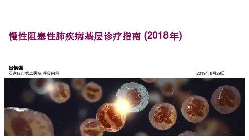 慢性阻塞性肺疾病基层诊疗指南(2018年).ppt