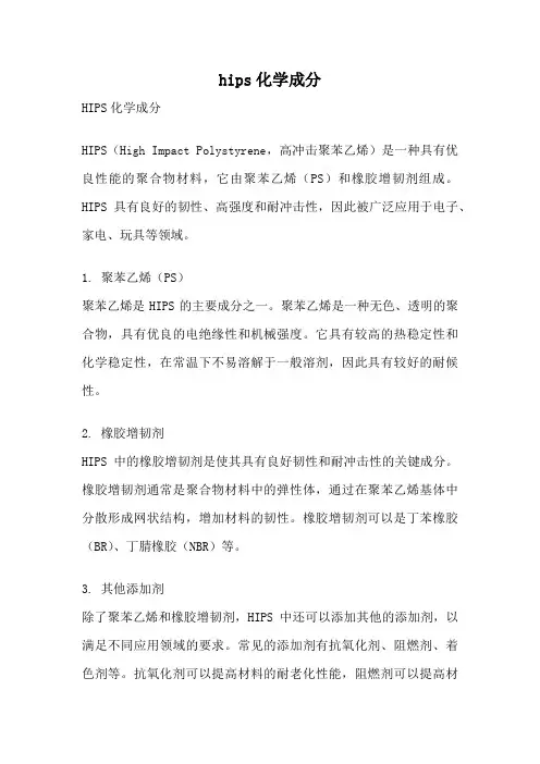 hips化学成分