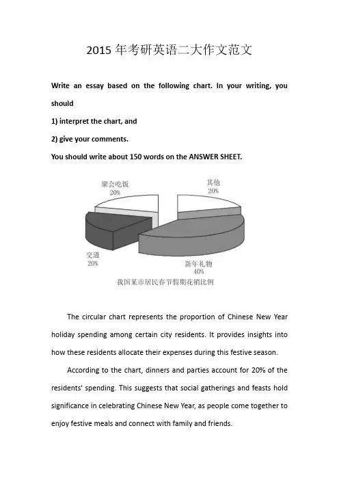 2015年考研英语二大作文范文