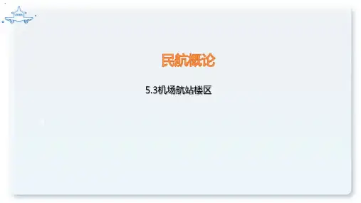民航概论方课程教学课件：5.3 机场航站楼区