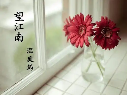 望江南-温庭筠
