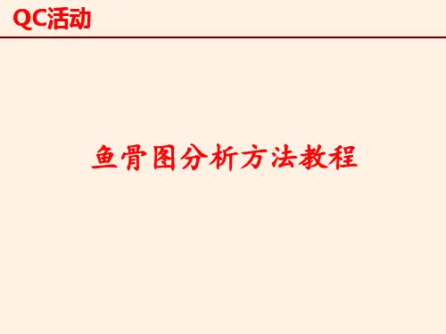 鱼骨图分析方法教程 ppt课件