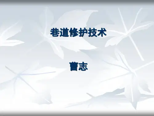 巷道修护技术