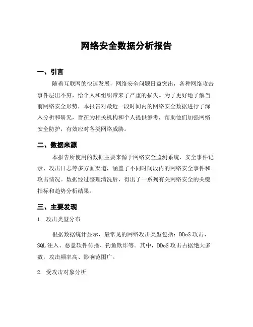 网络安全数据分析报告
