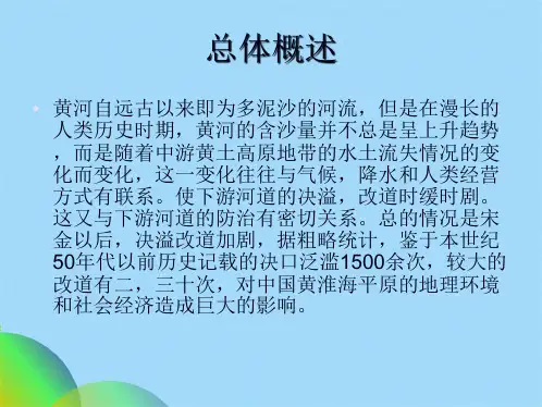 优选黄河下游河道的变迁ppt(共29张PPT)