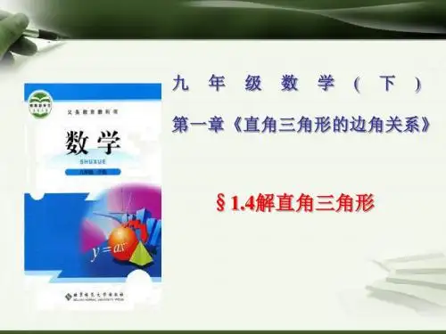 《解直角三角形》课件2