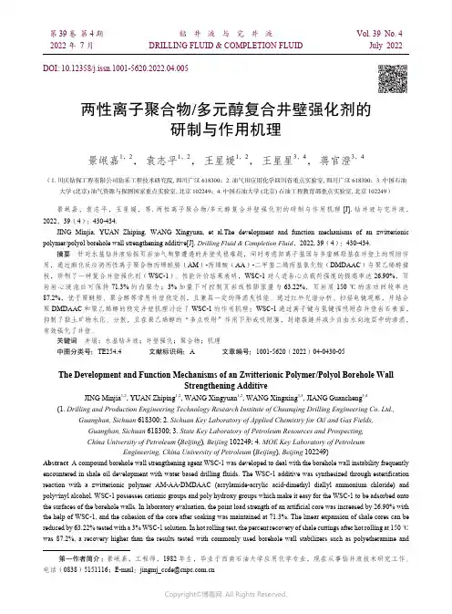 两性离子聚合物