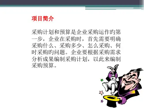 采购计划与预算编制