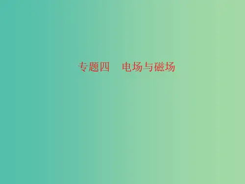 高三物理二轮复习 专题四 电场与磁场