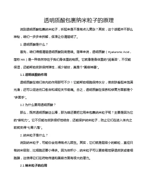 透明质酸包裹纳米粒子的原理