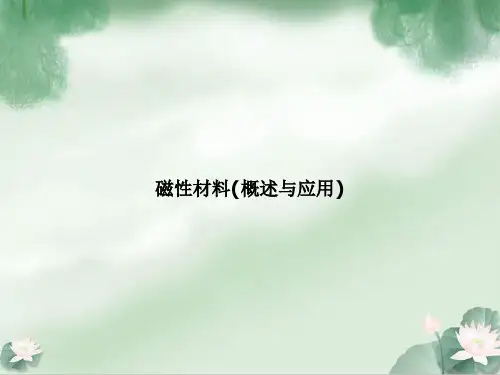 磁性材料(概述与应用)