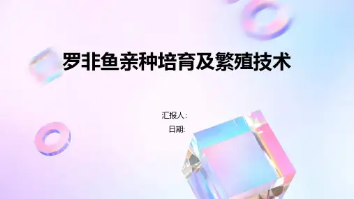 罗非鱼亲种培育及繁殖技术