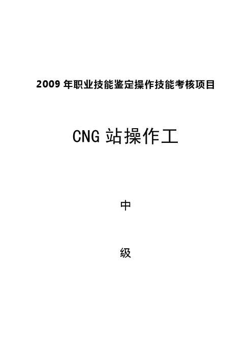 CNG站操作工中级