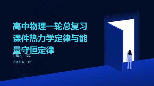 高中物理一轮总复习课件热力学定律与能量守恒定律