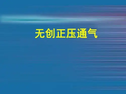 无创通气PPT课件