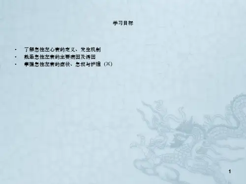 急性左心衰竭急救与护理讲课用【29页】