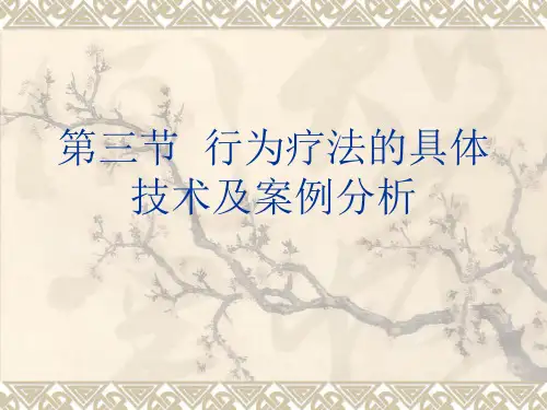 行为疗法