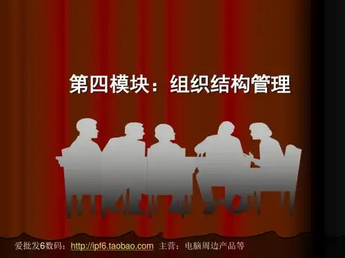 组织结构管理教材(PPT 37张)