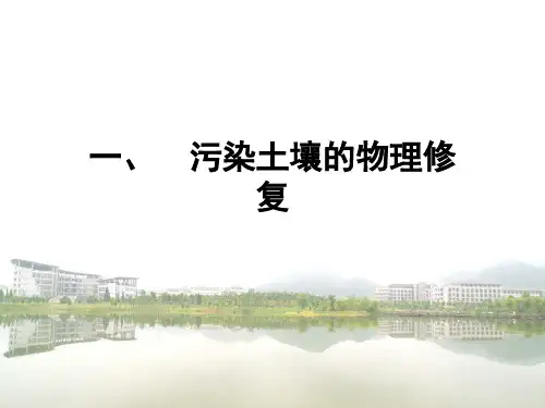 污染土壤的修复技术简介分解ppt课件