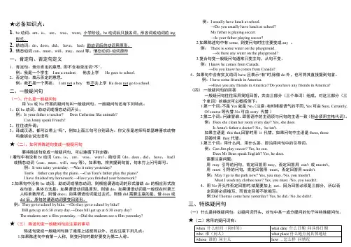 英语句型转换(一般一问句转特殊疑问句)