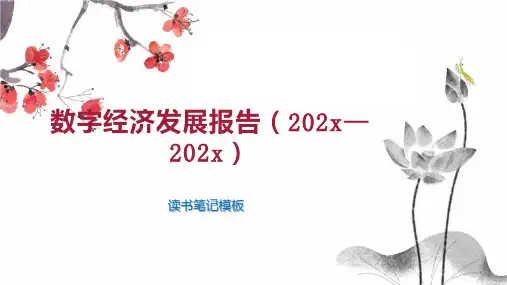 《数字经济发展报告(202x—202x)》读书笔记模板