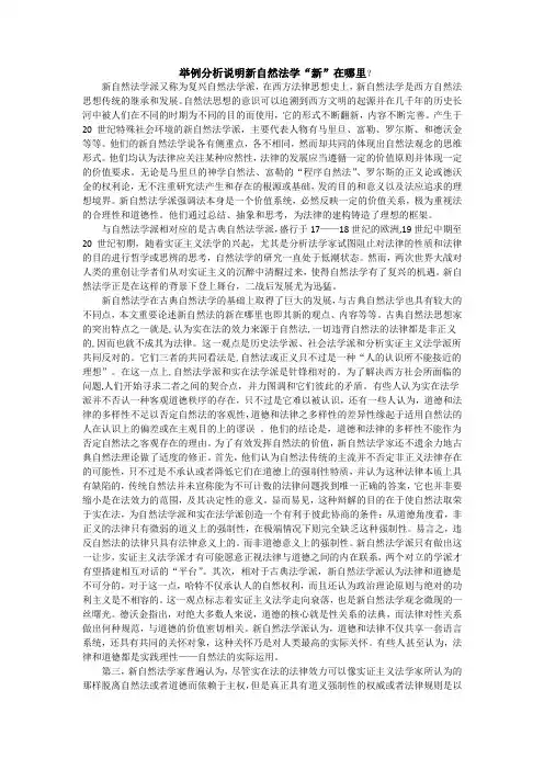 新自然法学