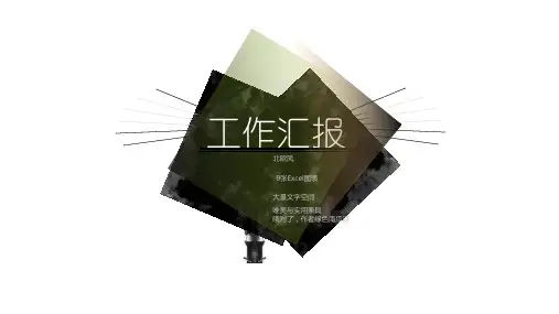 北欧风小清新汇报PPT
