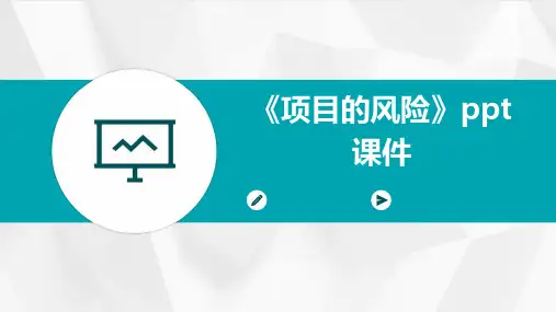 《项目的风险》课件