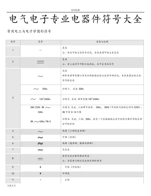 电气图形符号大全