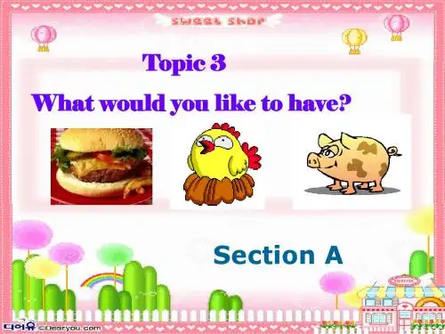 What would you like to havePPT