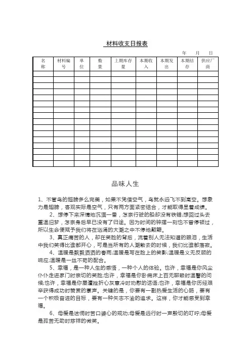 材料收支日报表.doc