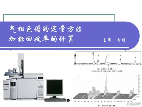 气相色谱定量方法及加标回收率的计算