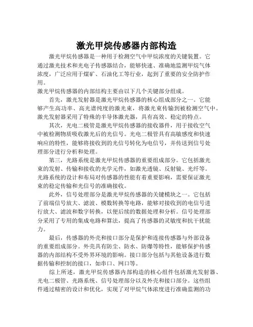 激光甲烷传感器内部构造