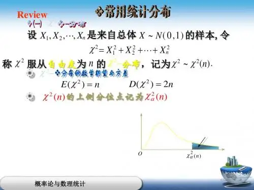 概率论与数理统计常用的统计分布