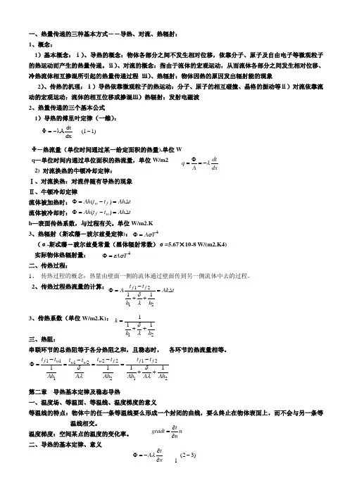 传热学总复习