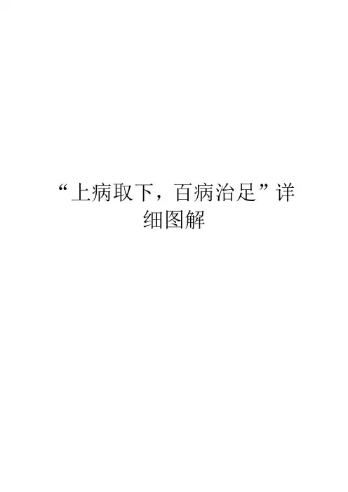 “上病取下,百病治足”详细图解