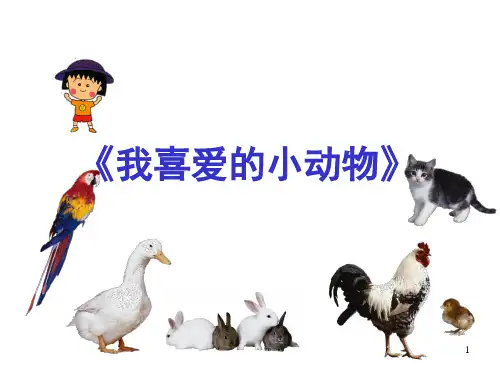 描写小动物ppt课件