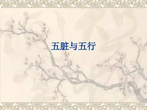 五脏与五行对应表