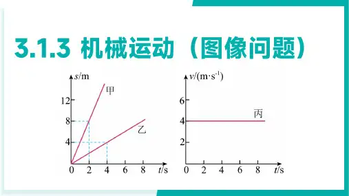 机械运动(图像问题)(课件13张PPT)