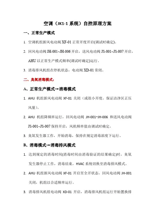 空调自控方案