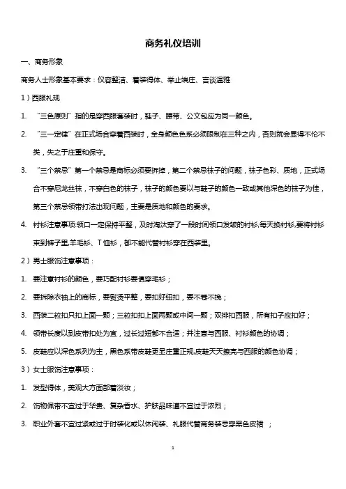 商务礼仪培训