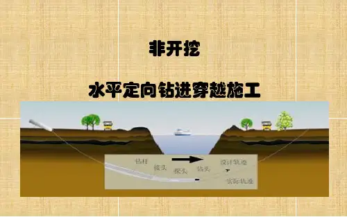非开挖水平定向穿越设计施工技术