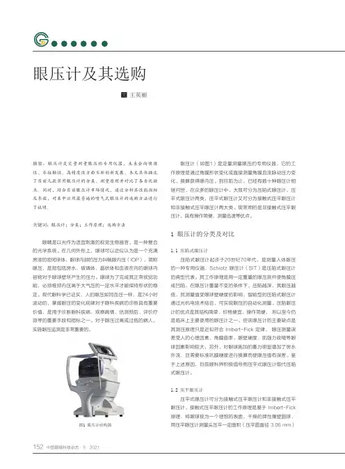 眼压计及其选购