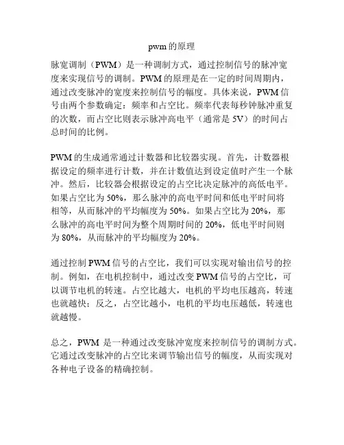 pwm的原理