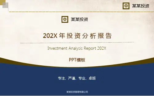 简约大气投资理财产品介绍PPT课件资料