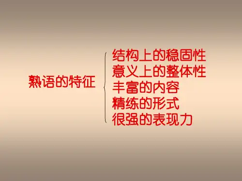 中华文化的智慧之花熟语课件ppt